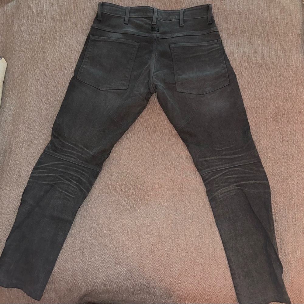G-Star 5620 ELWOOD 3D ZIP KNEE SKINNY JEANS in Dark Blue 32x32 - Picture 3 of 7